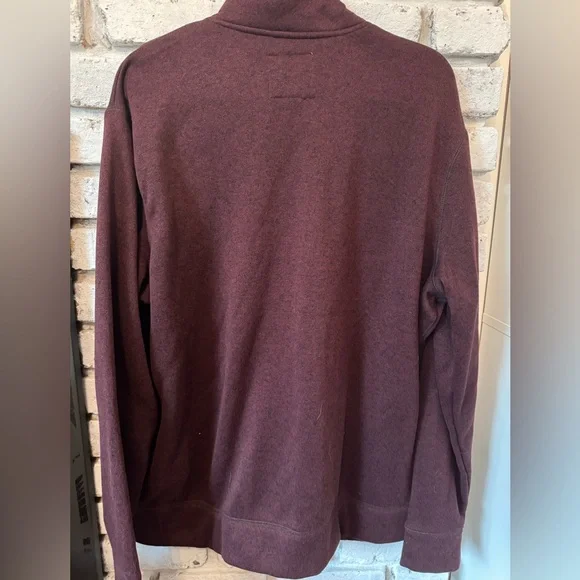 Sonoma Women’s Plum/Maroon Zip-Up Sweater size XXL - Picture 2 of 4